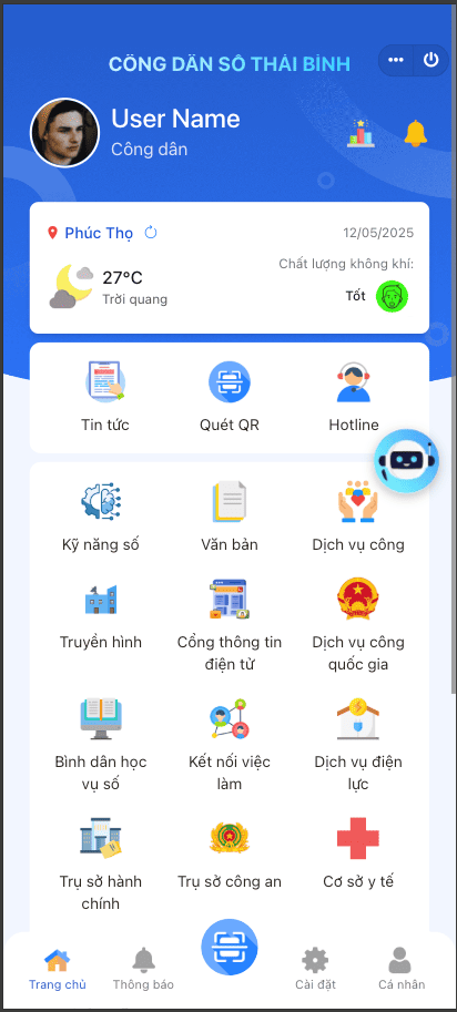 Công dân số thái bình